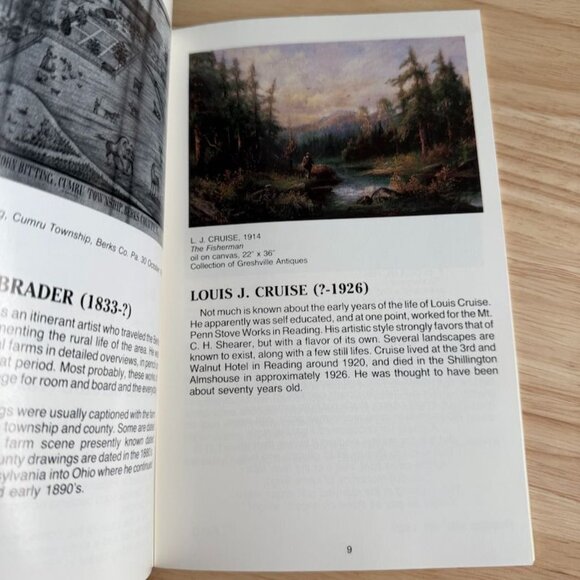 Artists Of Berks County: An Overview 1850-1920 Booklet Softcover Signed By Compi - Picture 4 of 9